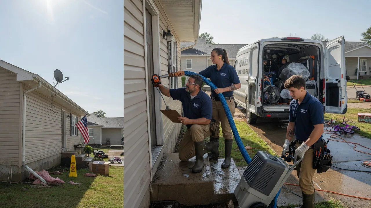 Ceiling Water Damage Restoration in Guntersville, AL near me